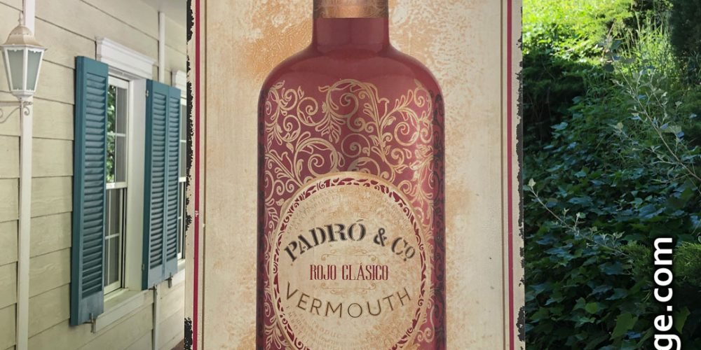 Chapa Metálica PADRÓ & Co. Vermouth Rojo Clásico.
