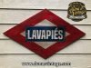 Placa Metro LAVAPIÉS de Madera.