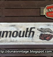 Cartel de madera Plymouth Road Runner, 1250x300mm, Duna´s Vintage.