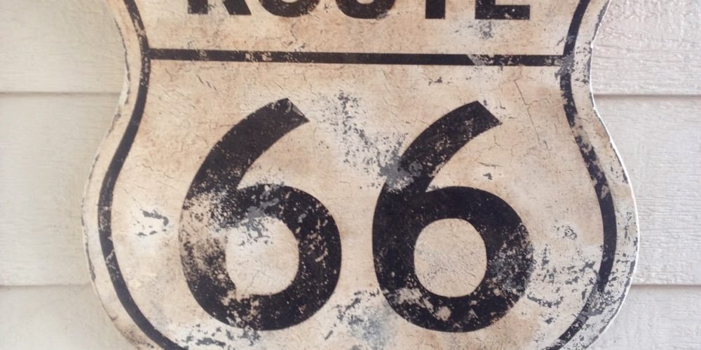 Placa de la Ruta 66