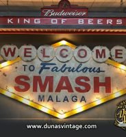 Cartel WELCOME SMASH Tamaño 1700x850mm