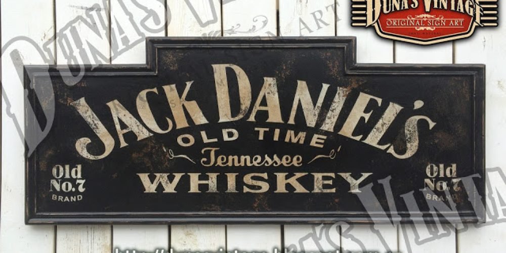 Cartel Jack Daniel´s Old Time, Duna´s Vintage.