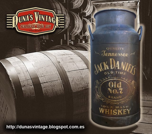Lechera 40L. Jack Daniel´s, Duna´s Vintage.