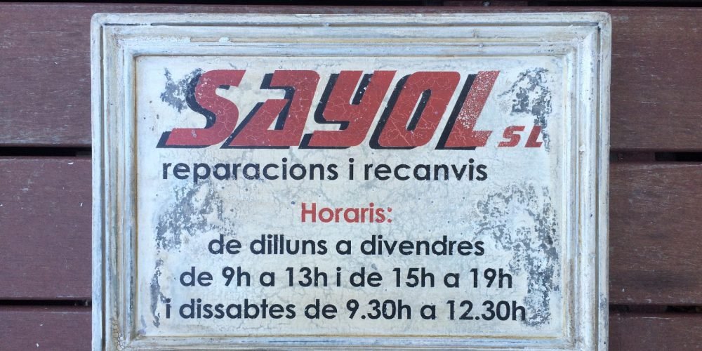 Cartel Sayol S.L., Duna´s Vintage.