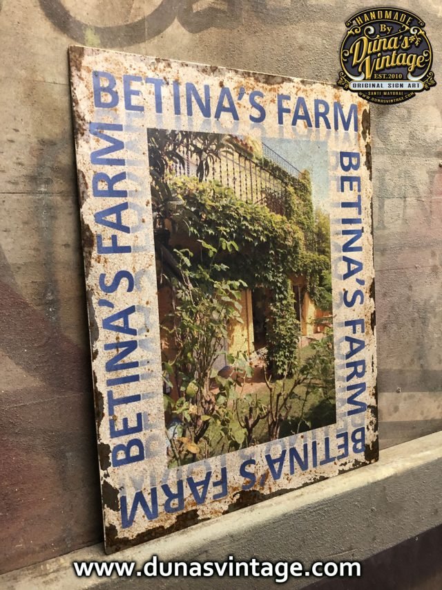 Chapa Metálica BETINA´S FARM