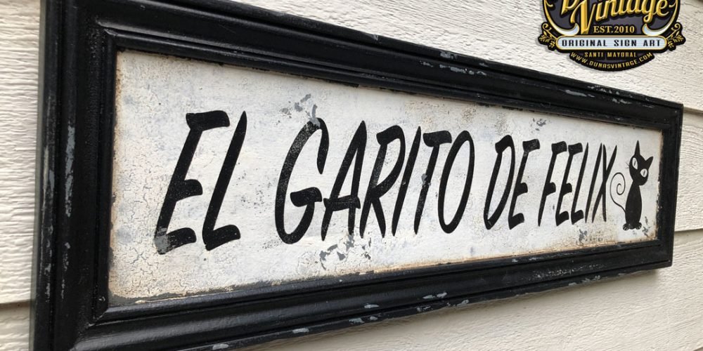 Cartel EL GARITO DE FELIX