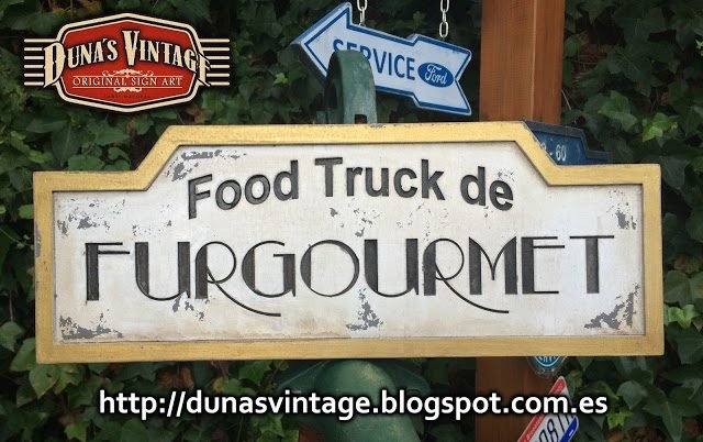 Placas Furgourmet Food Truck, Duna´s Vintage.