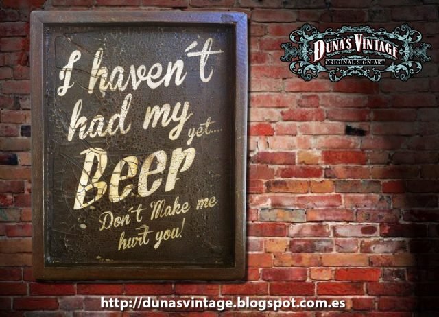 BEER SIGN, Duna´s Vintage.