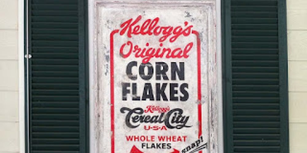 Cartel de Madera KELLOGG´S ORIGINAL