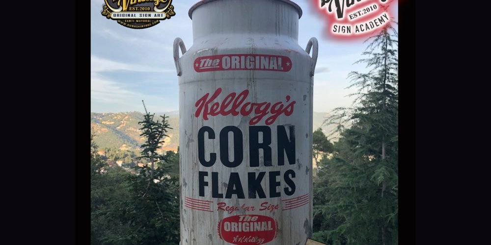 Curso, como pintar una Lechera de Kellogg´s
